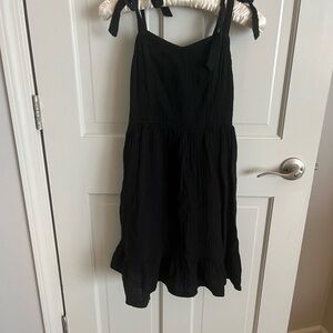 Old Navy Black Casual Cotton Dress